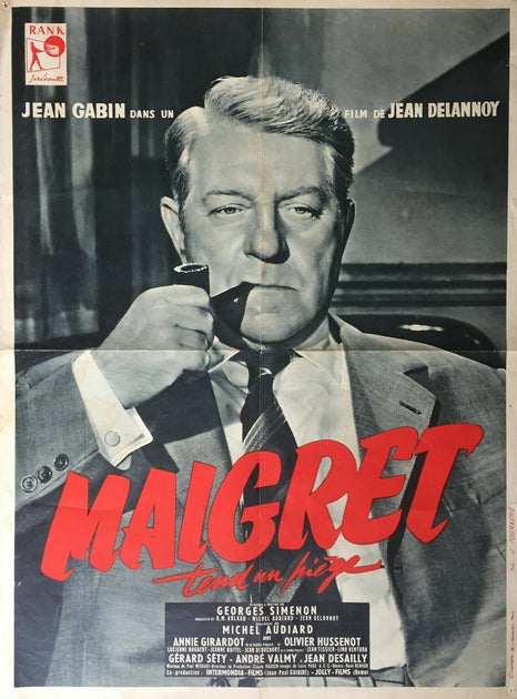 Plaque Métal Vintage Jean Gabin - Film Ancien, Dimensions 30x20 Cm, Neuf