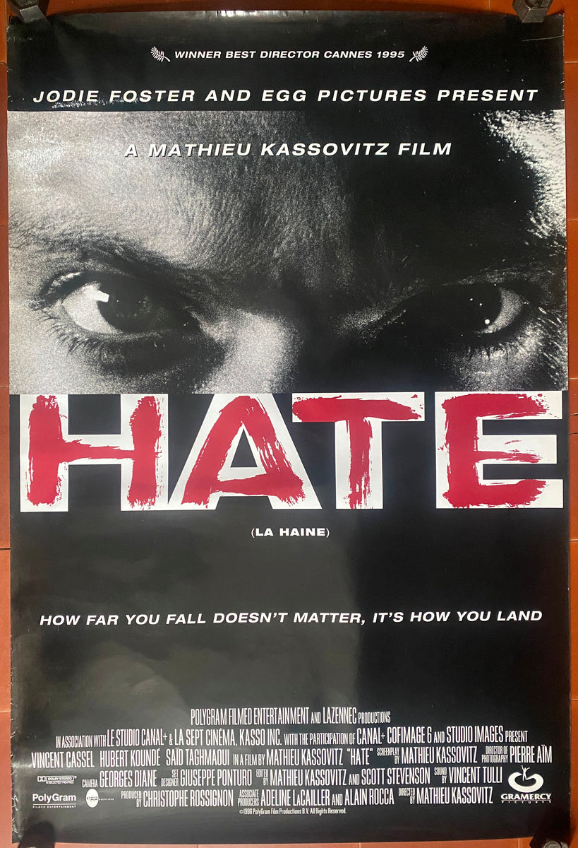 アメリカのポスター HATE マチュー・カソヴィッツ ヴィンセント