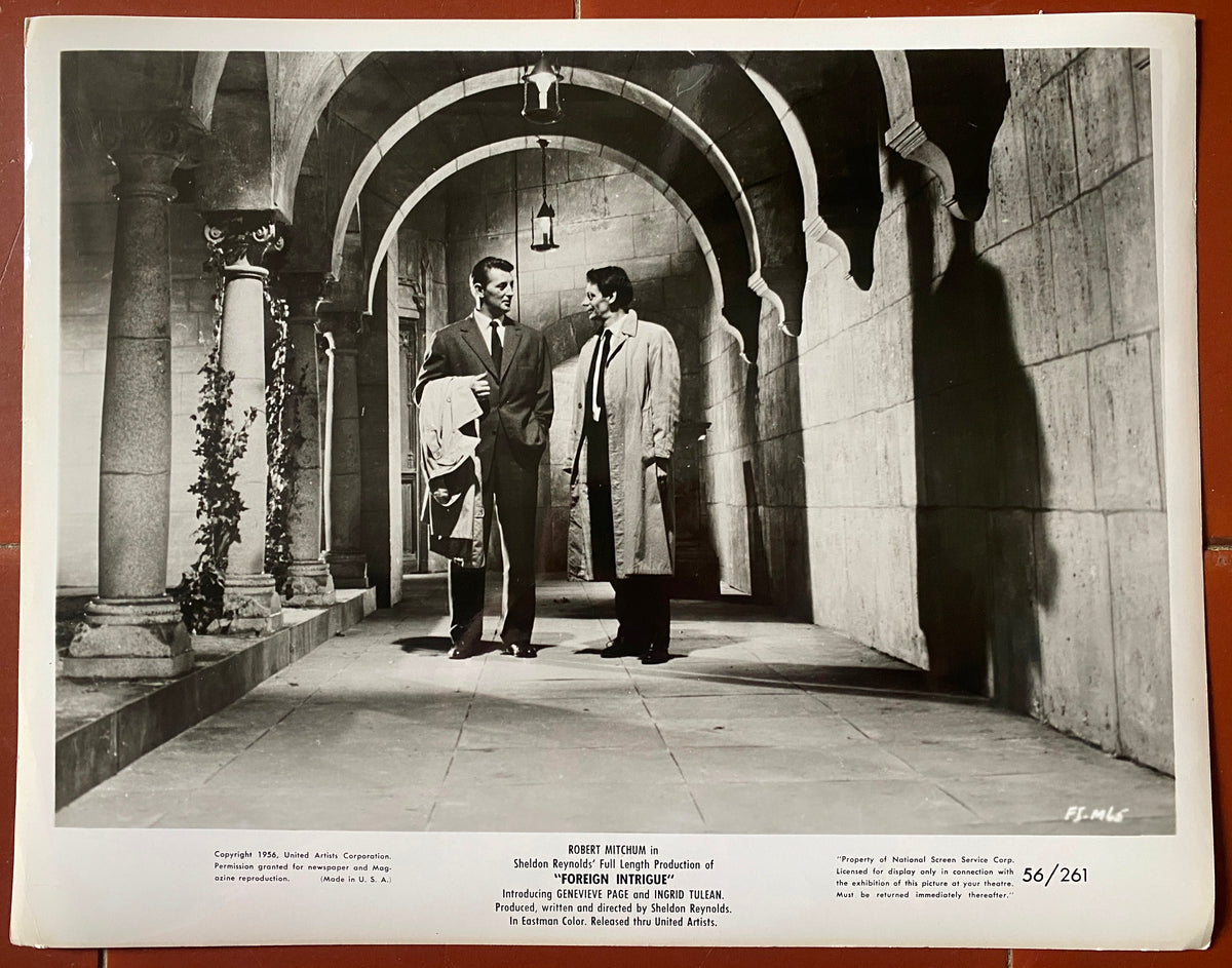 Photo originale L'ENIGMATIQUE MONSIEUR D. Foreign Intrigue ROBERT MITC