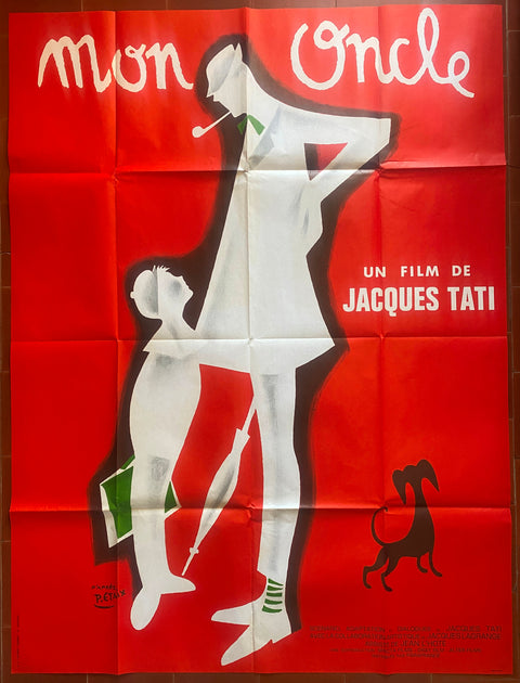『MON ONCLE　ぼくの伯父さん』 ジャック・タチポスター　美品 ぼくの伯父さん 1958年 ジャック・タチ監督 | 映画ポスター