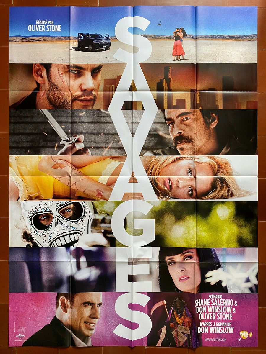 Poster SAVAGES Oliver STONE Blake LIVELY Taylor KITSCH B.DEL TORO 120x –  CINEAD, image size:900x1200