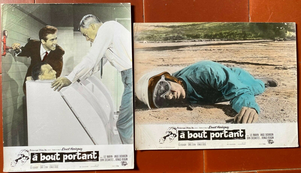 2 Photos A BOUT PORTANT The Killers LEE MARVIN Don Siegel – CINEAD