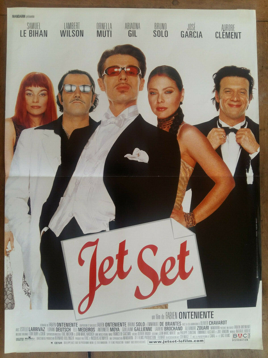 Affiche JET SET Fabien ONTENIENTE Bruno SOLO Lambert WILSON