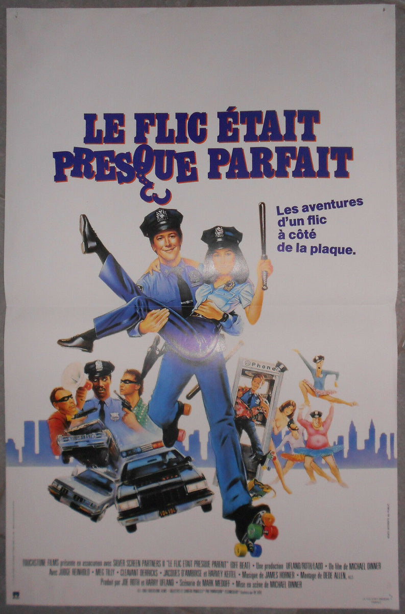 THE COP WAS ALMOST PERFECT Police REINHOLD Meg Tilly 40x60cm CINEAD