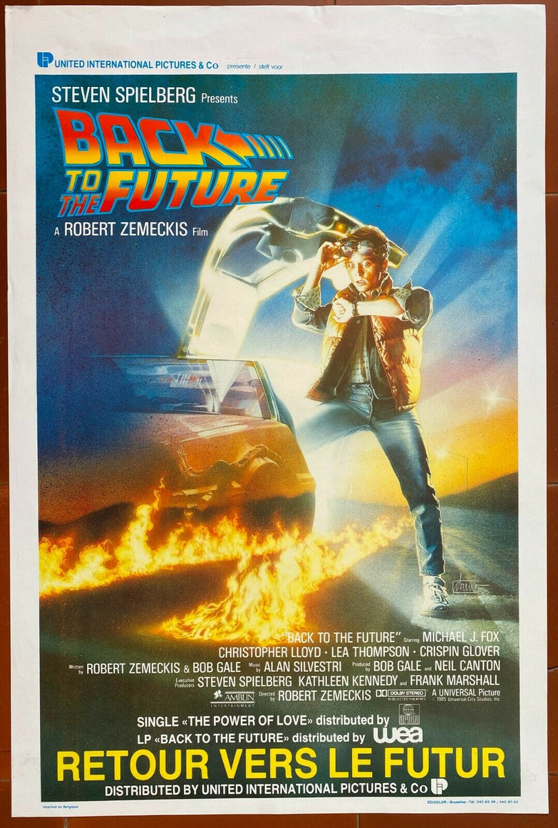 ベルギーポスター BACK TO THE FUTURE バック・トゥ・ザ・フューチャー