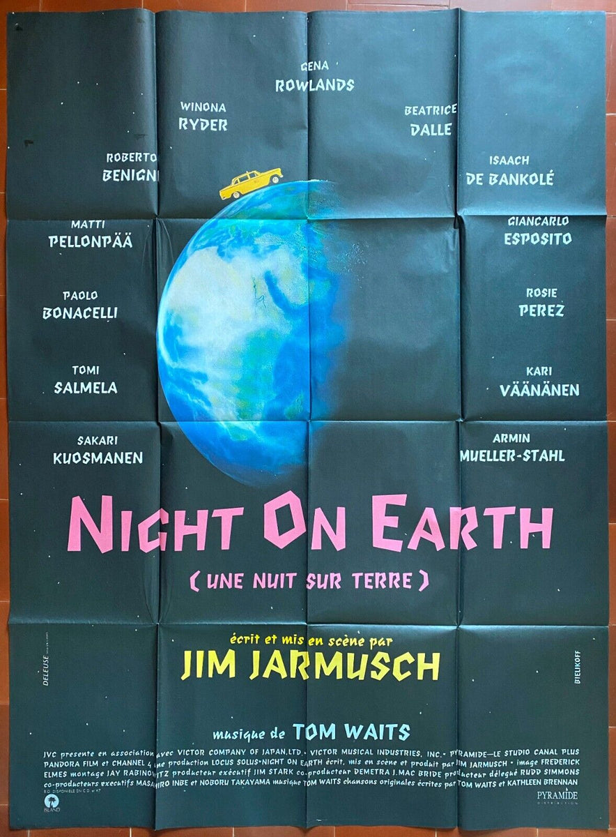 ポスター NIGHT ON EARTH ウィノナ・ライダー ジム・ジャームッシュ