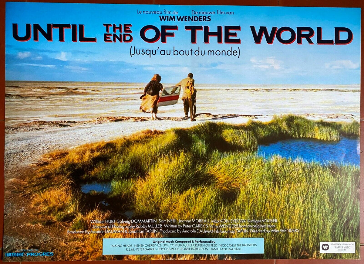 Affiche Belge JUSQU'AU BOUT DU MONDE William Hurt WIM WENDERS Solveig