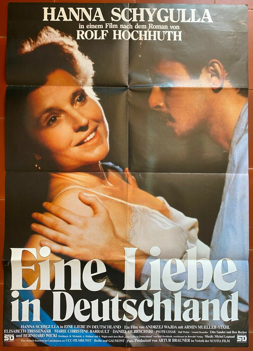 German Poster A LOVE IN GERMANY Andrzej Wadja HANNA SCHYGULLA CINEAD