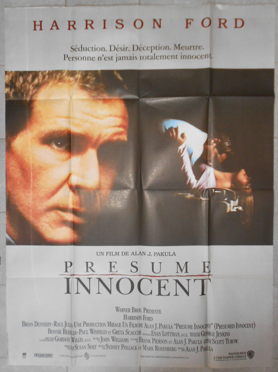 Poster PRESUME INNOCENT Presumed Innocent HARRISON FORD Alan Pakula 12 CINEAD