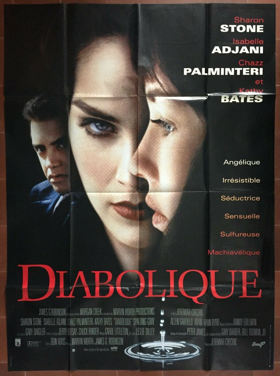 DIABOLIQUE Poster Sharon Stone ISABELLE ADJANI 120x160cm * – CINEAD