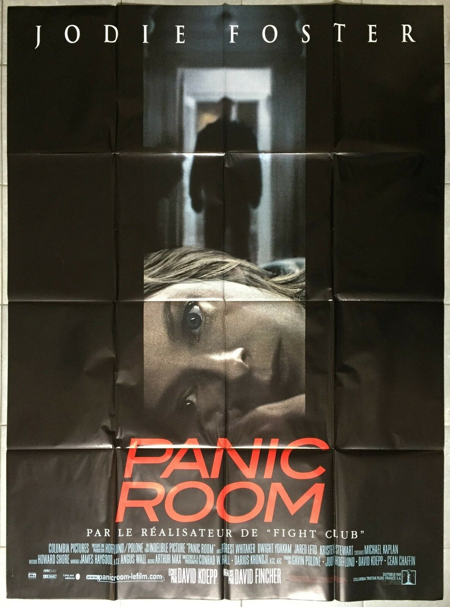 PANIC ROOM Poster David Fincher JODIE FOSTER Kristen Stewart 120x160cm PANIC ROOM Poster David Fincher JODIE FOSTER Kristen Stewart 120x160cm