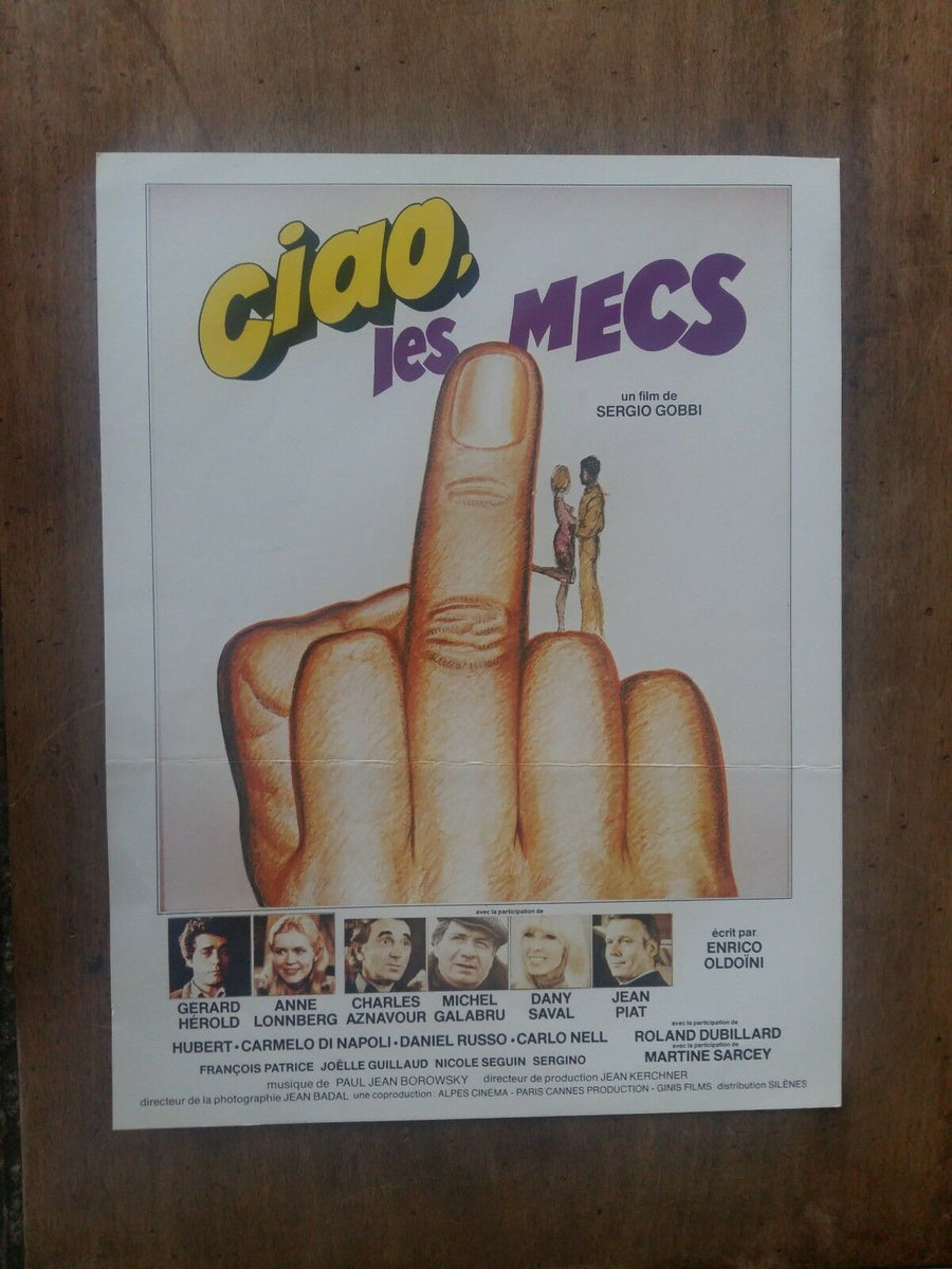 CIAO brochure, LES MECS serge GOBBI gerard HEROLD anne LONNBERG charle ...
