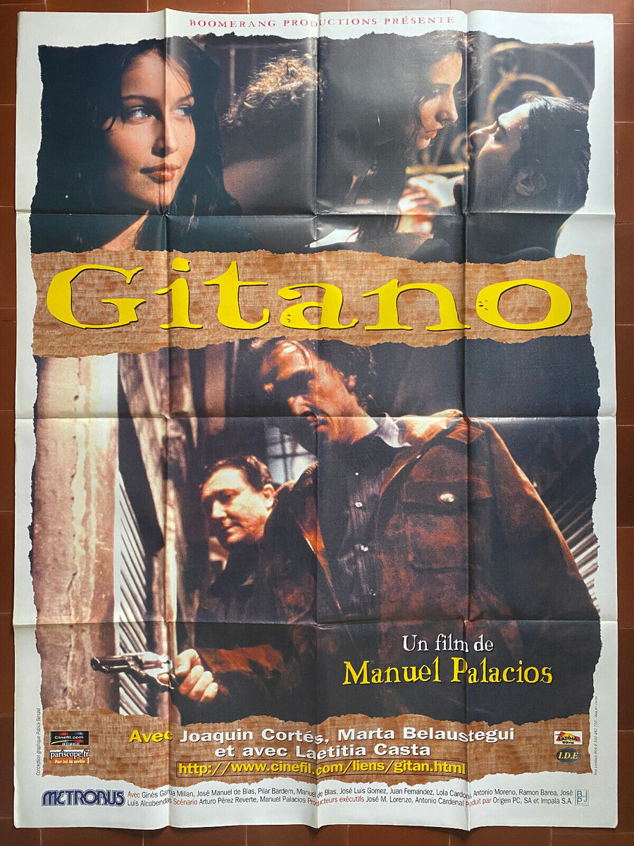 Affiche GITANO Manuel PALACIOS Laetitia CASTA Joaquin CORTES 120x160cm