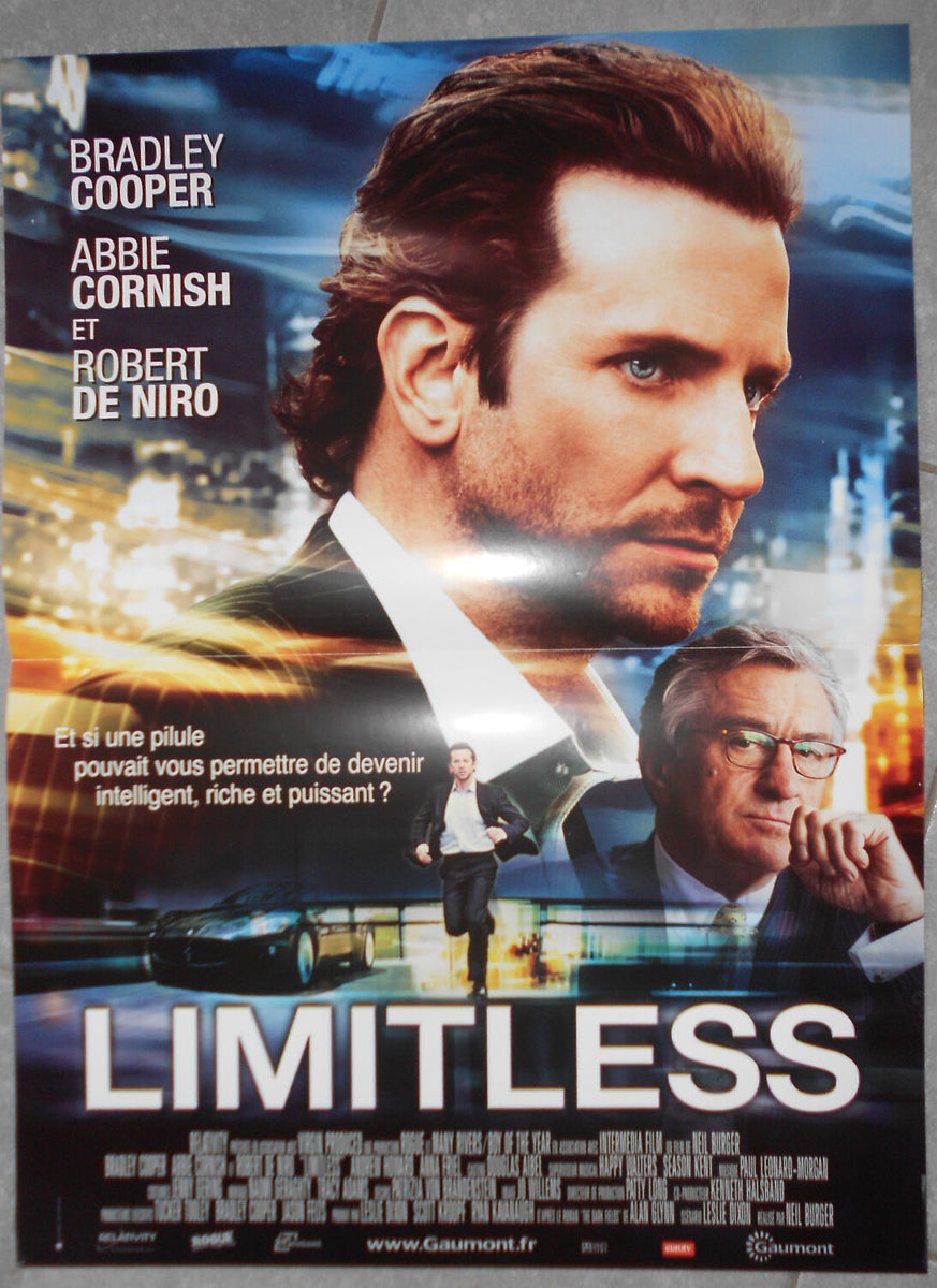 Poster LIMITLESS Neil Burger BRADLEY COOPER Anna Friel 40x60cm CINEAD Poster LIMITLESS Neil Burger BRADLEY COOPER Anna Friel 40x60cm CINEAD