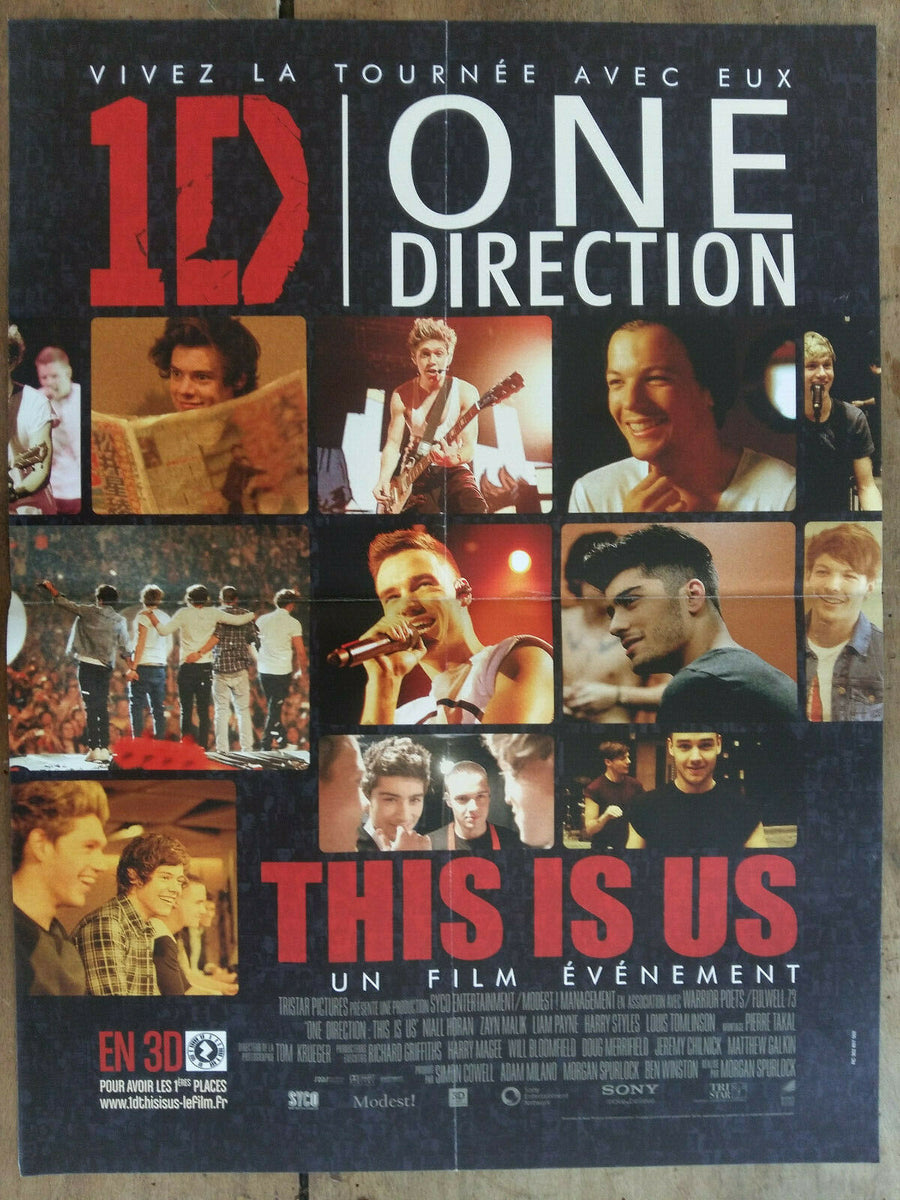Poster THIS IS US Morgan SPURLOCK Niall HORAN Zayn MALIK Liam