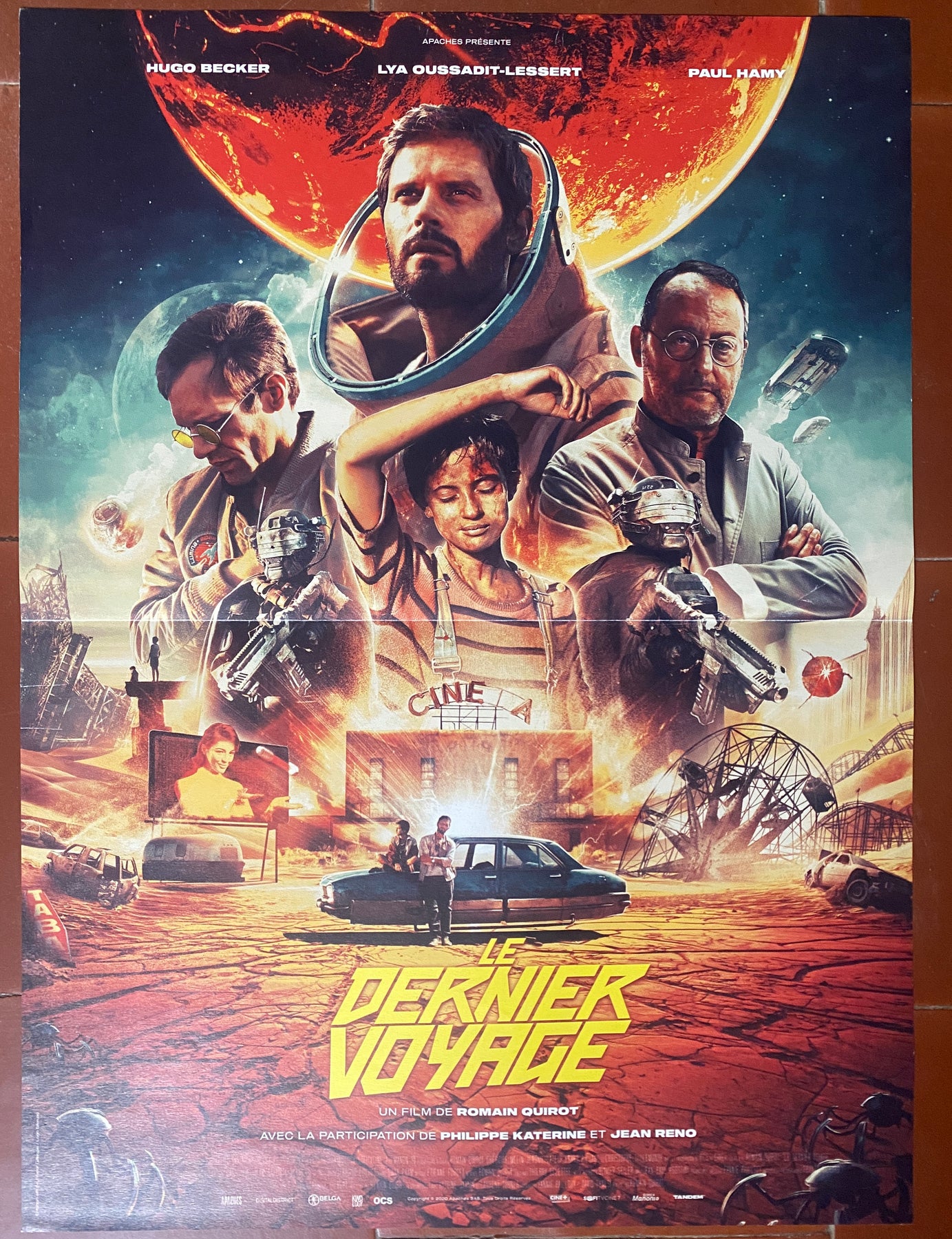 Paul Reno Affiche LE DERNIER VOYAGE Hugo Becker JEAN RENO 40x60cm – CINEAD