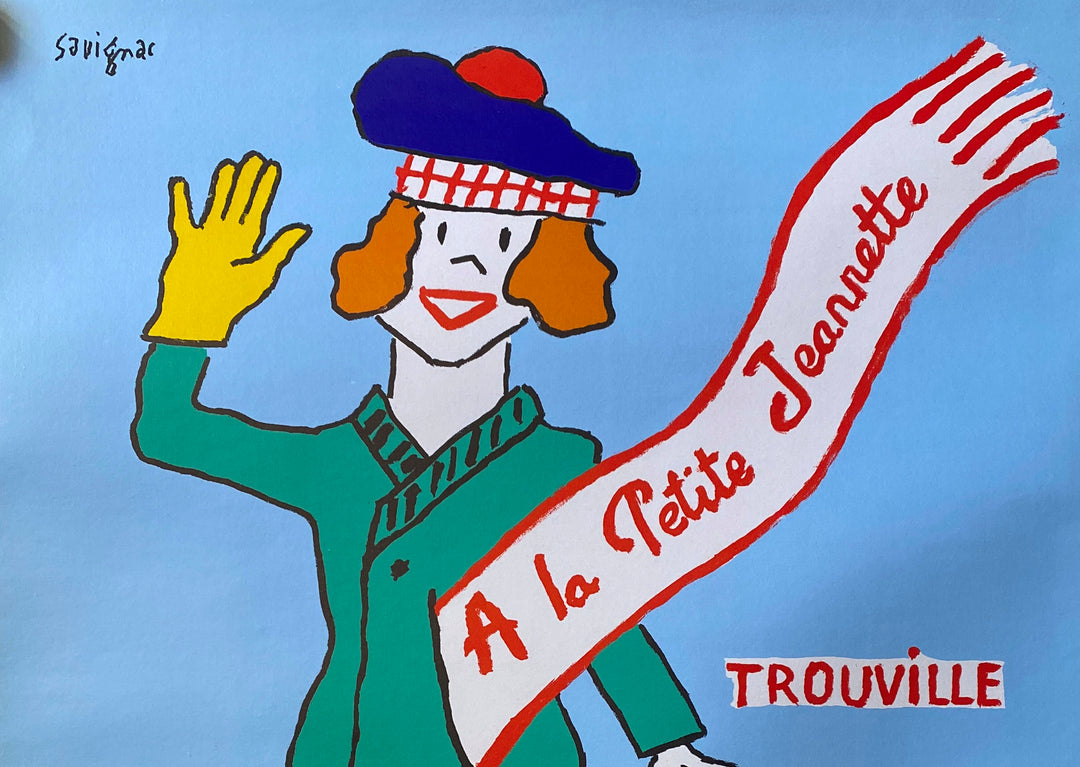 キャンバスポスター A LA PETITE JEANNETTE Trouville ファッション 