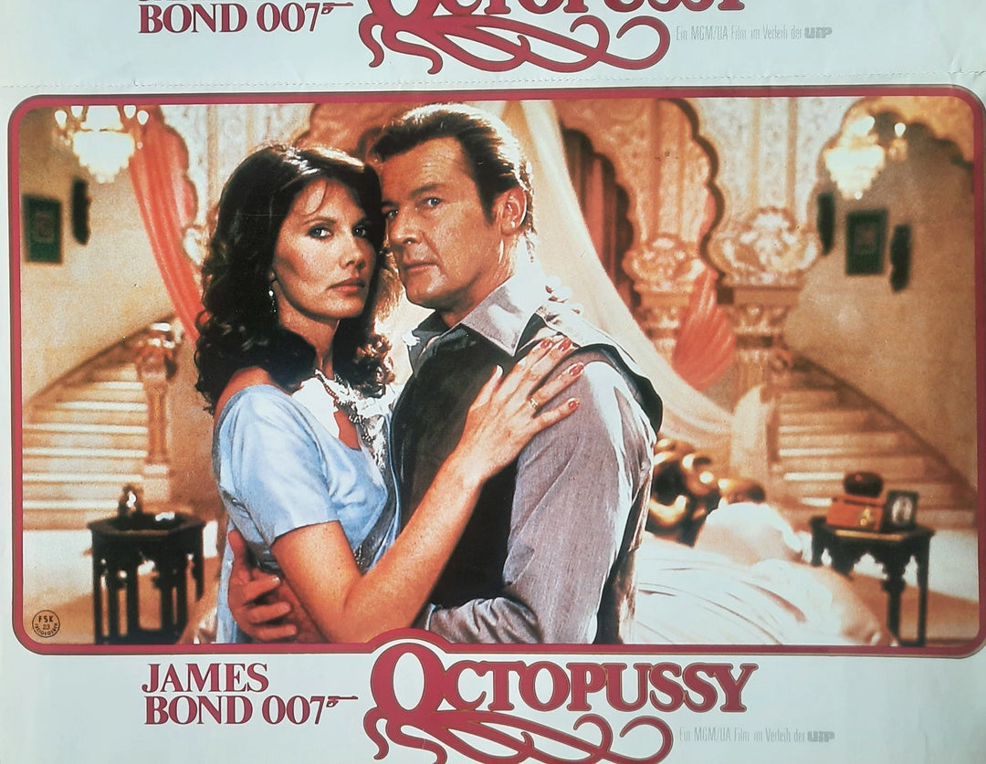 オリジナルドイツ写真8枚 オクトパシー ロジャー・ムーア ジェームズ