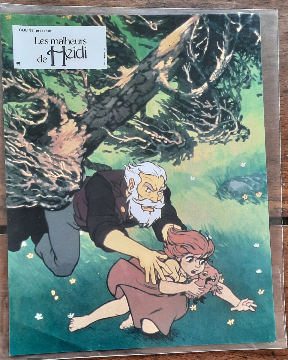 Heidi Ribbert 6 Photos originales LES MALHEURS DE HEIDI Robert TAYLOR animation enfa ...