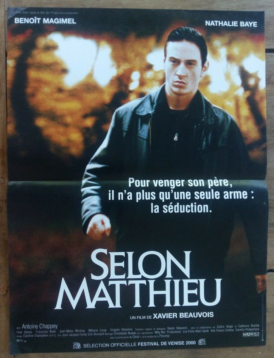 Poster ACCORDING TO MATTHEW Benoit MAGIMEL Nathalie BAYE 40x60cm – CINEAD