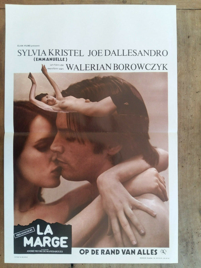 Belgian Poster LA MARGE Op de rand van alles Sylvia KRISTEL