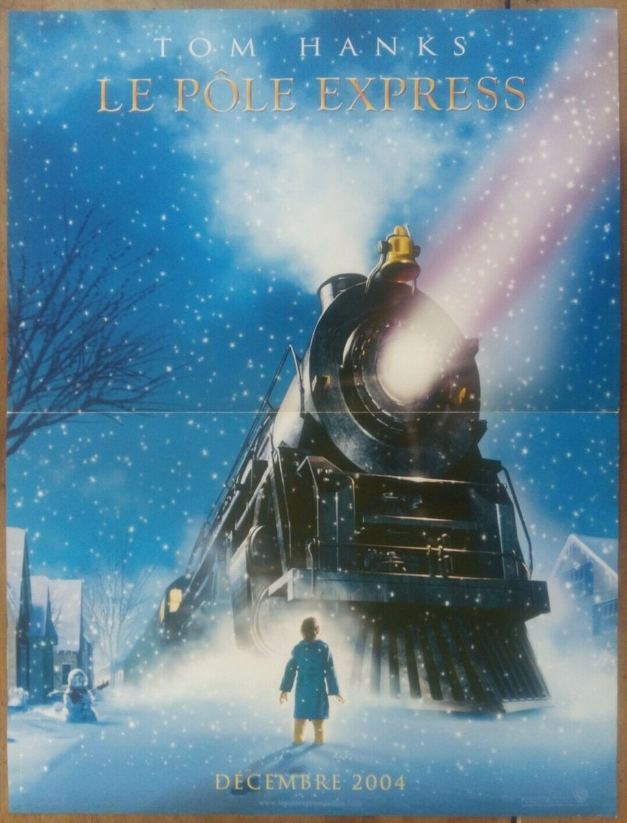 Poster LE POLE EXPRESS Tom HANKS Train 40x60cm CINEAD