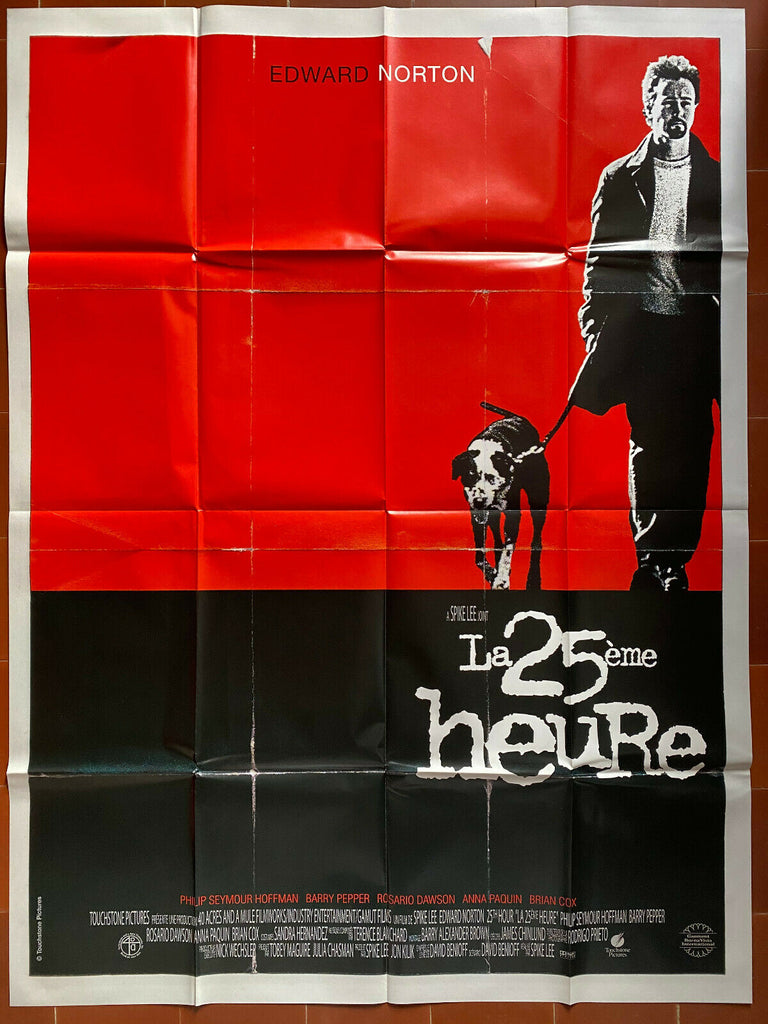 ポスター THE 25TH HOUR スパイク・リー エドワード・ノートン