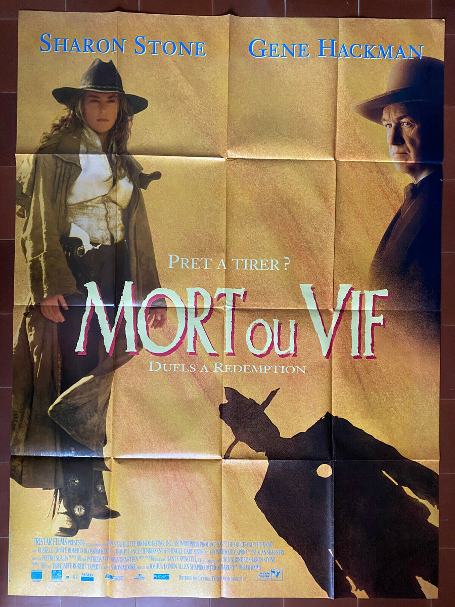 Poster DEAD OR ALIVE Sam RAIMI Sharon STONE Leonardo DICAPRIO 120x160c ...