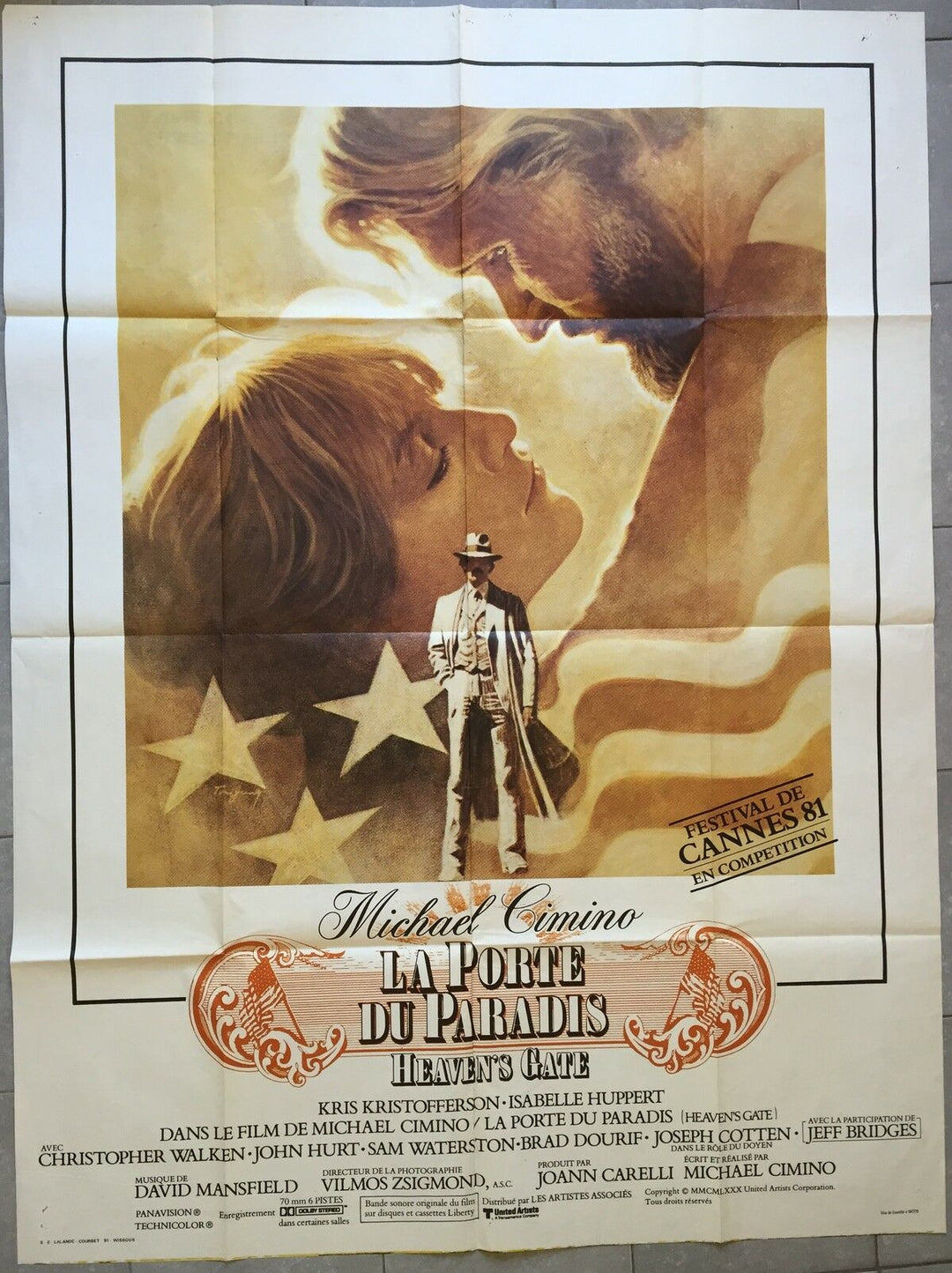 映画 ”天国の門”のポスター ４種のセット 新品未使用のものです！ ポスター THE GATE OF PARADISE 天国の門 マイケル・チミノ