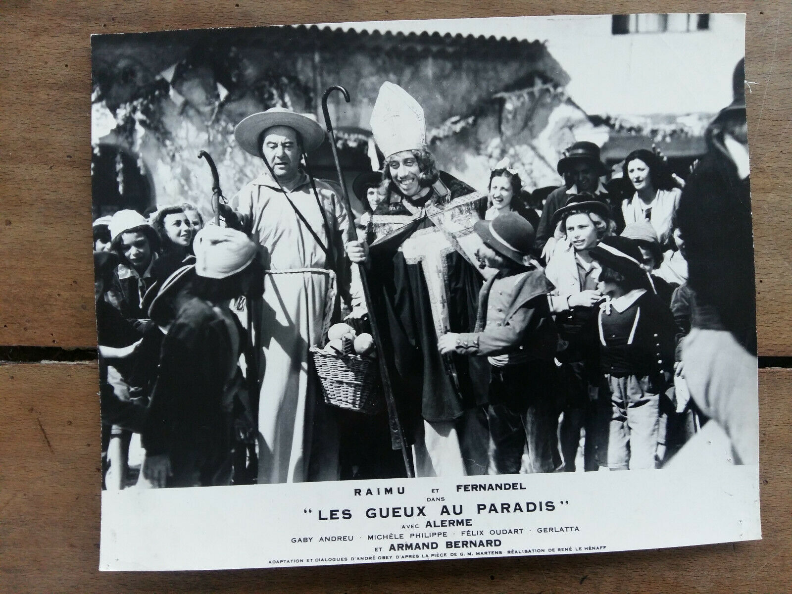 6 Photos Exploitation THE GUEUX IN PARADISE René LE HENAFF RAIMU FERNANDEL
