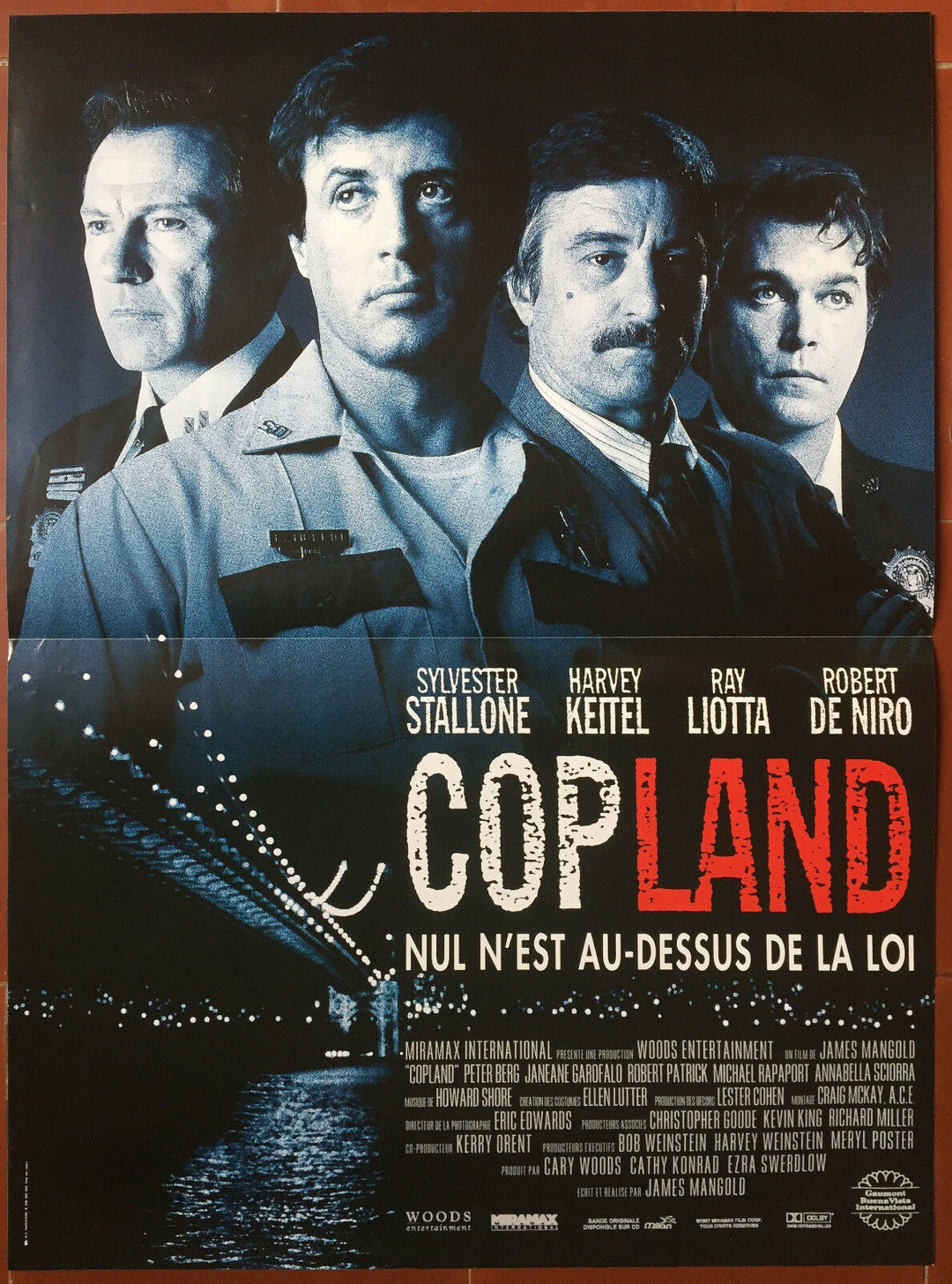COPLAND Poster Harvey Keitel SYLVESTER STALLONE 40x60cm – CINEAD, image size:1080x1456