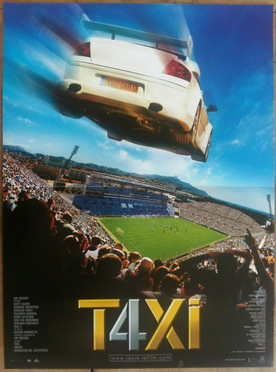 希少B1判映画ポスター　TAXI リュック・ベッソン 希少B1判映画ポスター TAXI リュック・ベッソン - メルカリ