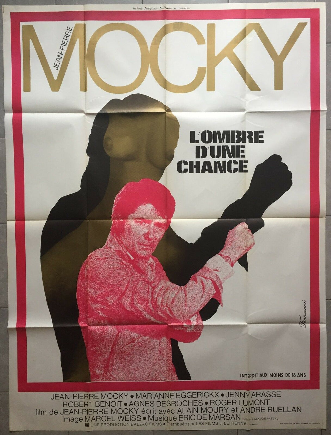 ポスター THE SHADOW OF A CHANCE マリアンヌ・エゲリックス ジャン