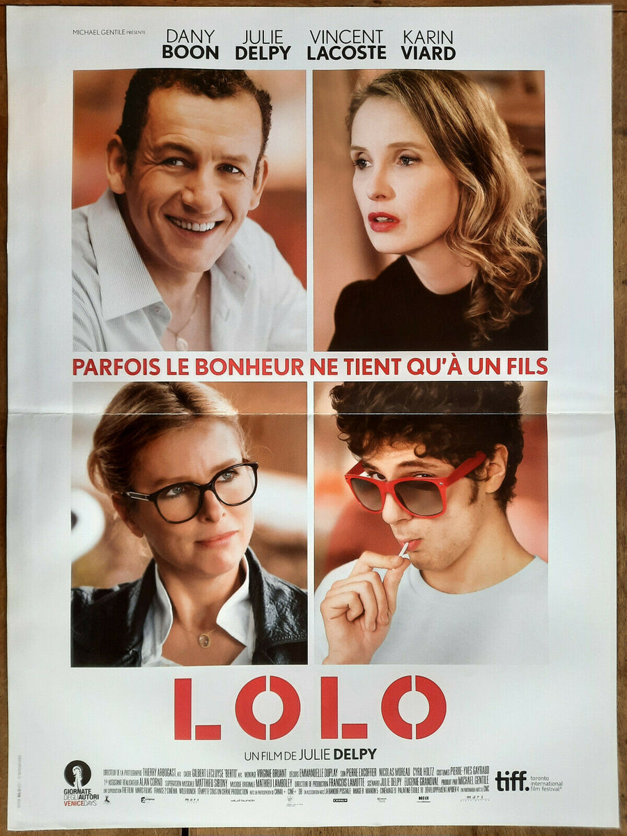 Poster LOLO Julie DELPY Dany BOON Karin VIARD Vincent LACOSTE 40x60cm ...