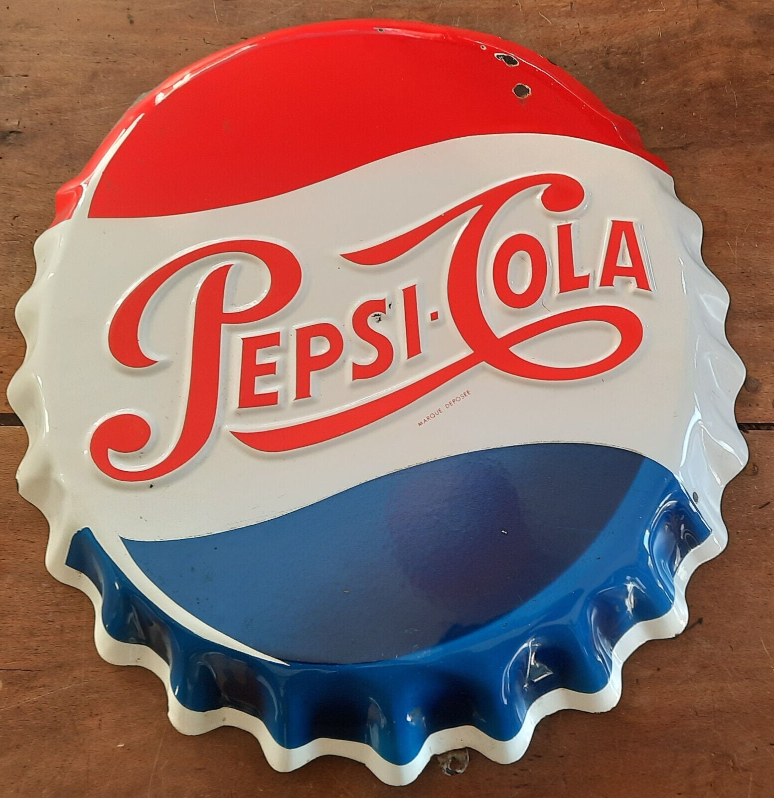 Plaque émaillée Pepsi Cola - Rare