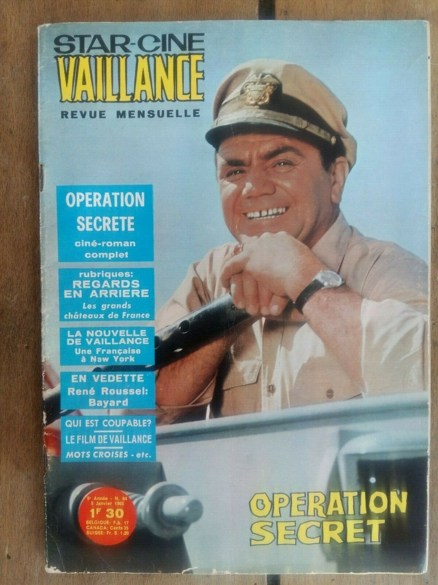 STAR CINE VAILLANCE magazine Secret operation Bayard René ROUSSEL – CINEAD