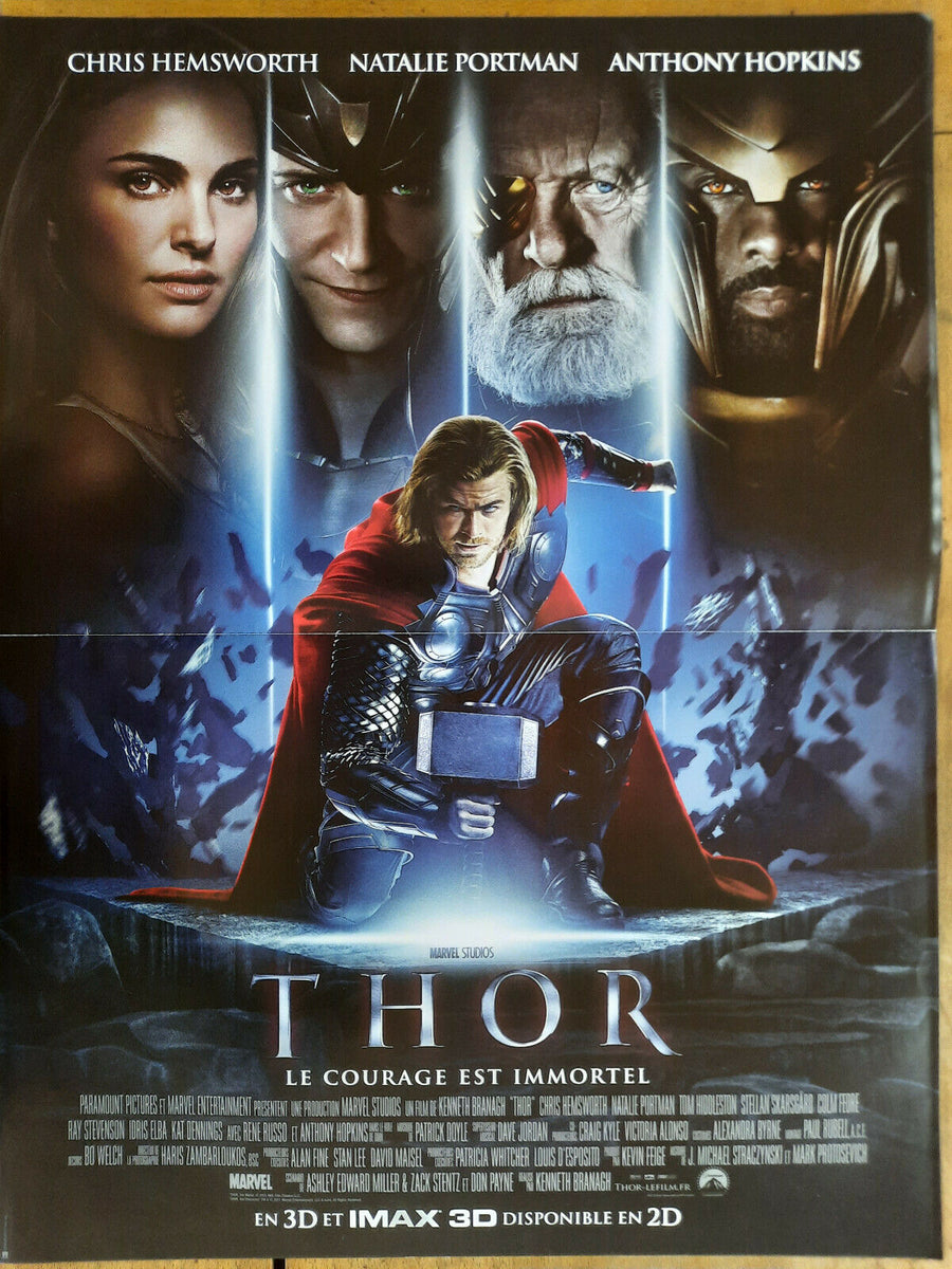 Poster THOR Kenneth BRANAGH Chris HEMSWORTH Marvel 40x60cm – CINEAD