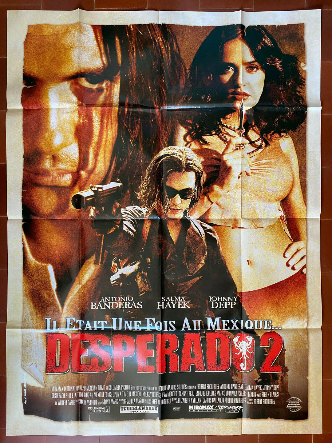 ポスター DESPERADO 2 ロバート・ロドリゲス アントニオ・バンデラス