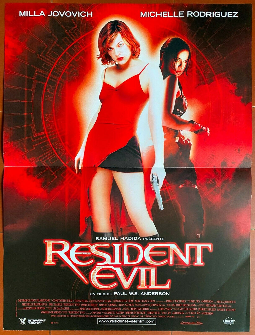 バイオハザード ポスター ミラ・ジョヴォヴィッチ ミシェル