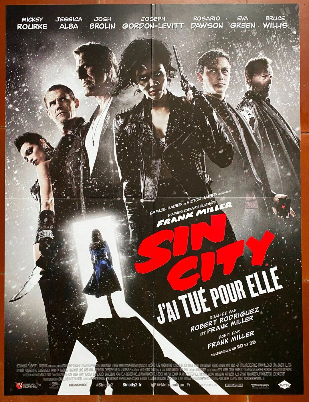 SIN CITY ポスター ミッキー・ローク ジェシカ・アルバ 40x60cm – CINEAD