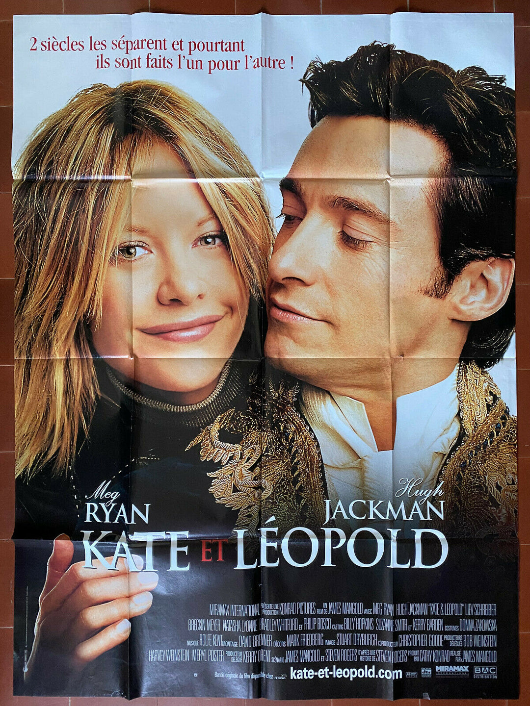 Poster KATE AND LEOPOLD James MANGOLD Meg RYAN Hugh JACKMAN