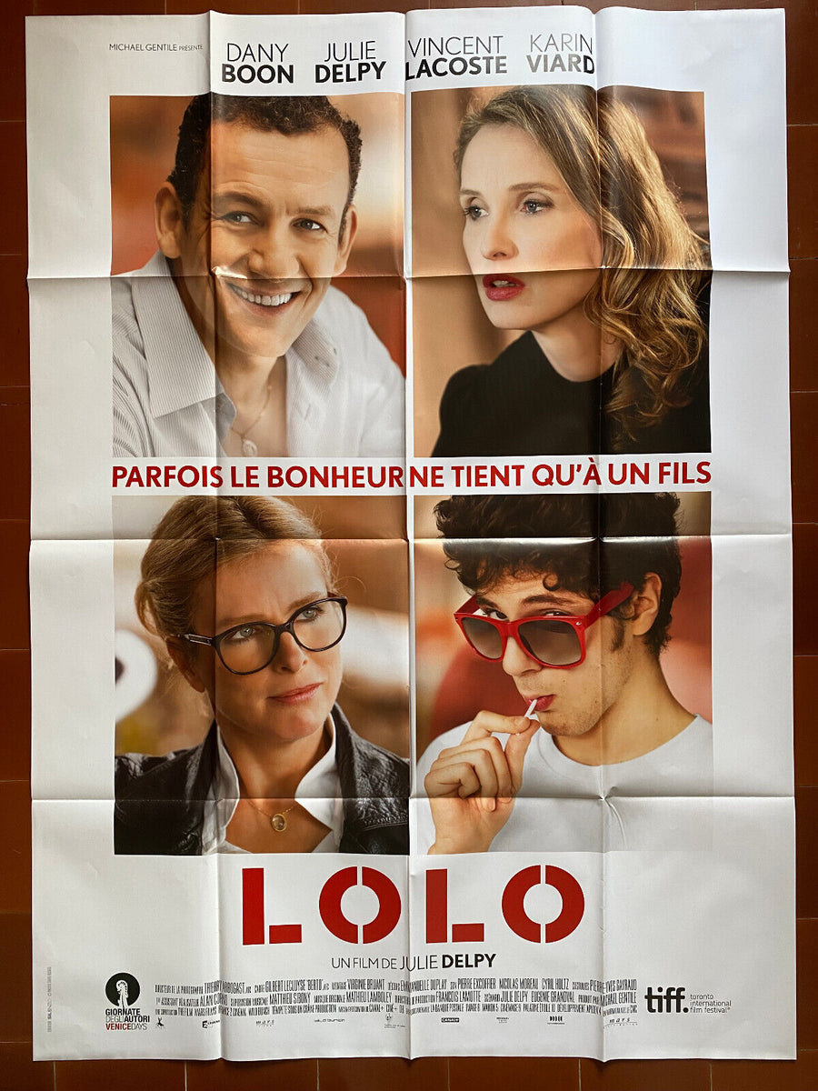Poster LOLO Julie DELPY Dany BOON Karin VIARD Vincent LACOSTE 120x160c ...