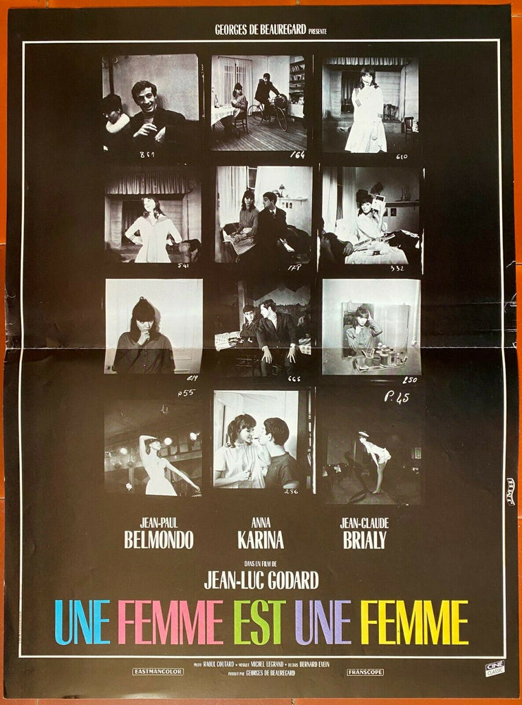 ジャン＝リュック・ゴダール 女は女である ポスター ジャン＝リュック・ゴダール 女は女である ポスター 女は女で