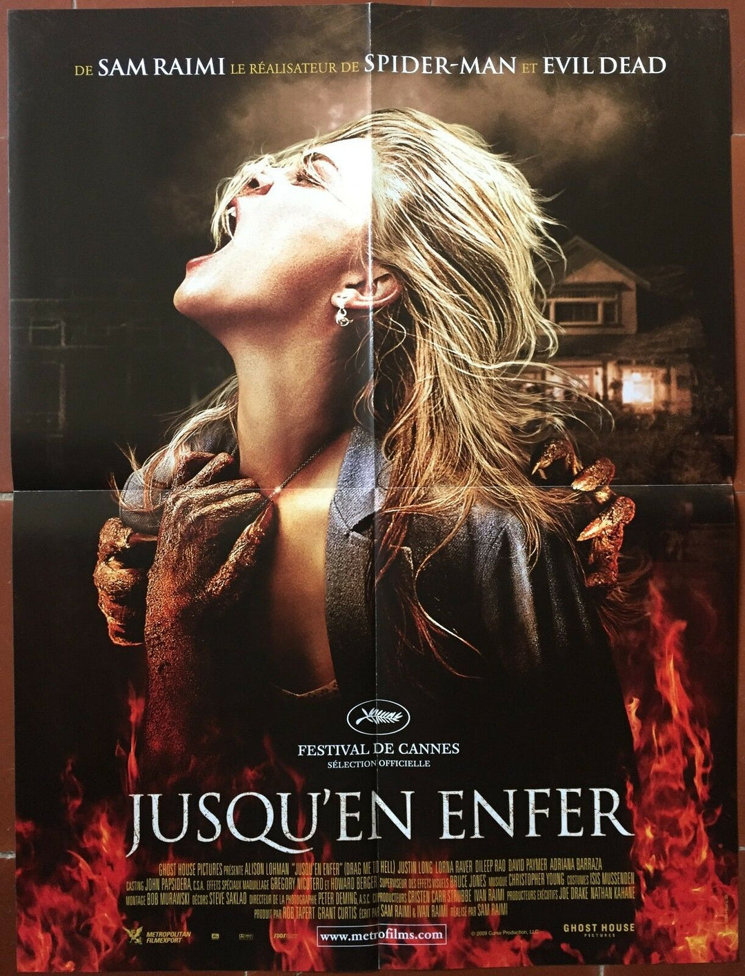ポスター TO HELL 地獄へドラッグ・ミー・サム・ライミ アリソン