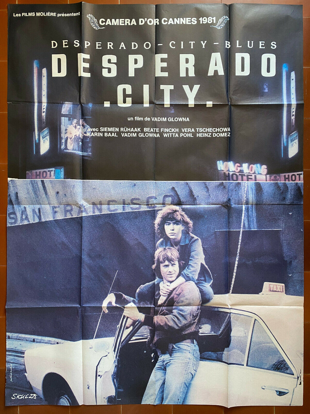 DESPERADO CITY ポスター Vadim GLOWNA Vera TSCHECHOWA 120x160cm