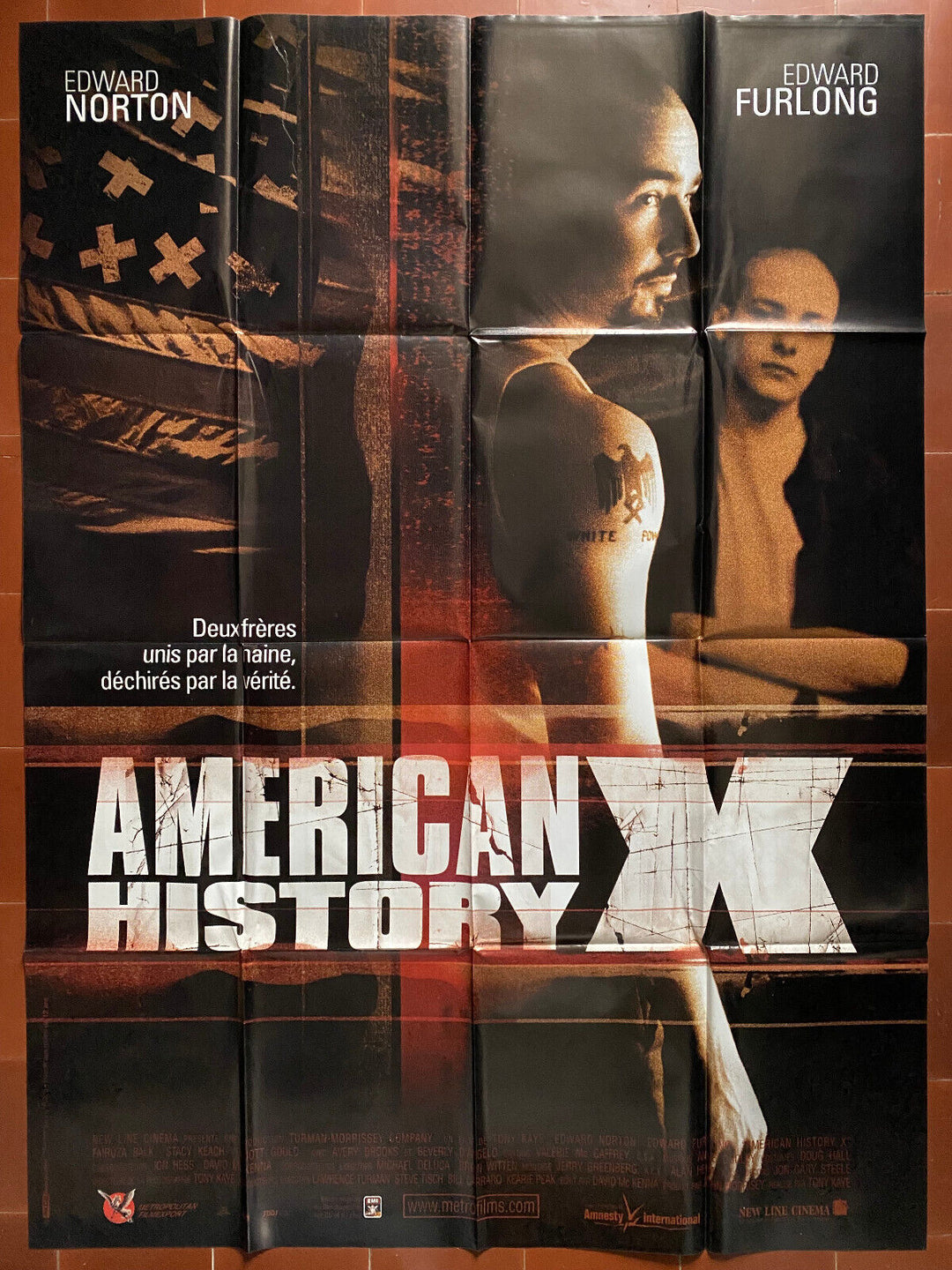 ポスター AMERICAN HISTORY X トニー・ケイ エドワード・ノートン